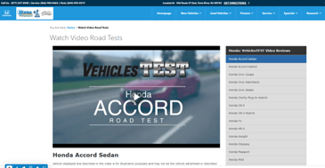 Honda of Toms River VehiclesTEST Virtual Test Drives